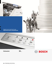 Bosch SKS51E18EU Operating Instructions Manual