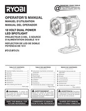 Ryobi P717 Operator's Manual