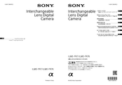 Sony ILME-FR7 Manual