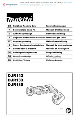 Makita DJR183RT1J Instruction Manual
