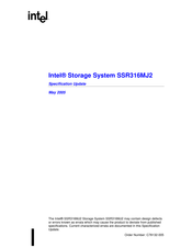 Intel SSR316MJ2 Manual