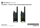Motorola TALKABOUT T802 Series User Manual