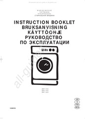 AEG EWF 1245 Instruction Booklet