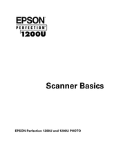 Epson Perfection 1200U Series Basics Manual