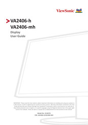 ViewSonic VA2406-mh User Manual