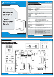 Protech Systems SP-6140 Quick Reference Manual