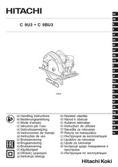 Hitachi Koki C9U3 Handling Instructions Manual