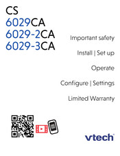 VTech CS6029-3CA Manual