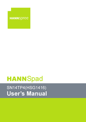 HANNspree HANNSpad SN14TP4 User Manual