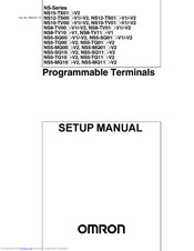 Omron NS10-TV01 V1 Series Setup Manual