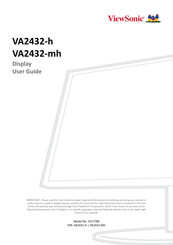 ViewSonic VA2432-h User Manual