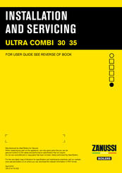 Zanussi ULTRA COMBI 30 Installation And Servicing
