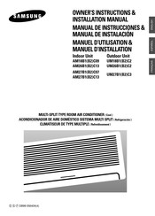Samsung AM18B1B2C09 Instruction & Installation Manual