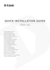 D-Link DWA-182 Quick Installation Manual