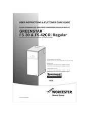 Bosch WORCESTER GREENSTAR FS 42CDi REGULAR GC User Instructions & Customer Care Manual