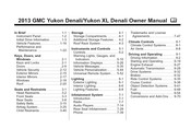 GMC Yukon Denali 2013 Owner's Manual