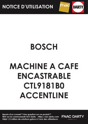 Bosch CTL7 Series Information For Use