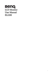 BenQ EL2200 User Manual