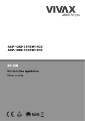 Vivax ACP-12CH35REWI R32 User Manual