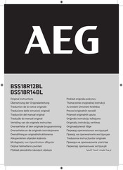 AEG BSS18R12BL Original Instructions Manual