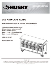 Husky HPRO72MWC20BRD Use And Care Manual