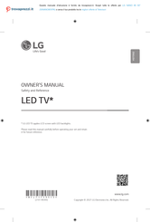 LG NANO 80 Owner's Manual