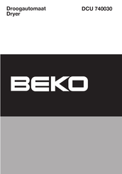 Beko DCU 740030 Manual
