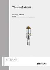 Siemens SITRANS LVL100 Operating Instructions Manual