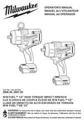 Milwaukee M18 FUEL 2966-20 Operator's Manual