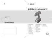 Bosch Professional GHG 18V-50 Original Instructions Manual