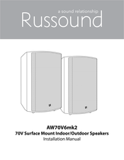 Russound AW70V6mk2 Installation Manual