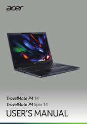 Acer TravelMate P4 14 User Manual