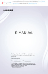 Samsung QE85Q60BAUXXH E-Manual