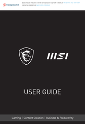MSI Titan GT77HX User Manual