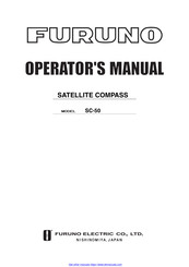 Furuno SC-50 Operator's Manual