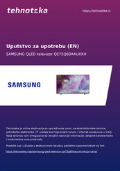 Samsung QE75Q60AAU User Manual