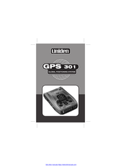 Uniden GPS 301 Manual