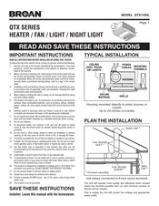 Broan QTX Series Manual