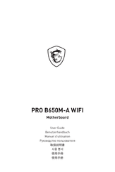 MSI PRO B650M-A WIFI User Manual