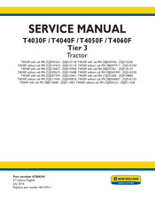 New Holland T4050F Service Manual