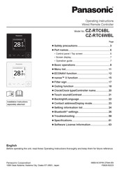 Panasonic CZ-RTC6BL Operating Instructions Manual