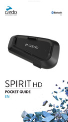 Cardo Systems SPIRIT HD Pocket Manual