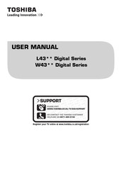 Toshiba W43 Digital Series User Manual