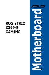 Asus ROG STRIX X399-E GAMING Manual
