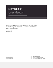 Netgear WAX615-100NAS User Manual