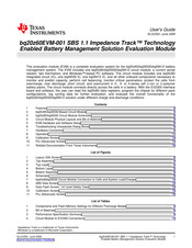 Texas Instruments bq20z60EVM-001 User Manual