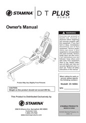 Stamina DT Plus Power Owner's Manual