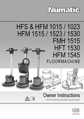 Numatic HFM 1515 Owner's Instructions Manual