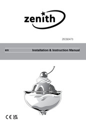 Zenith ZICSD473 Installation Instructions Manual