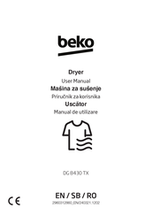 Beko DG 8430 TX User Manual